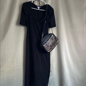 Nine West Black Midi Dress